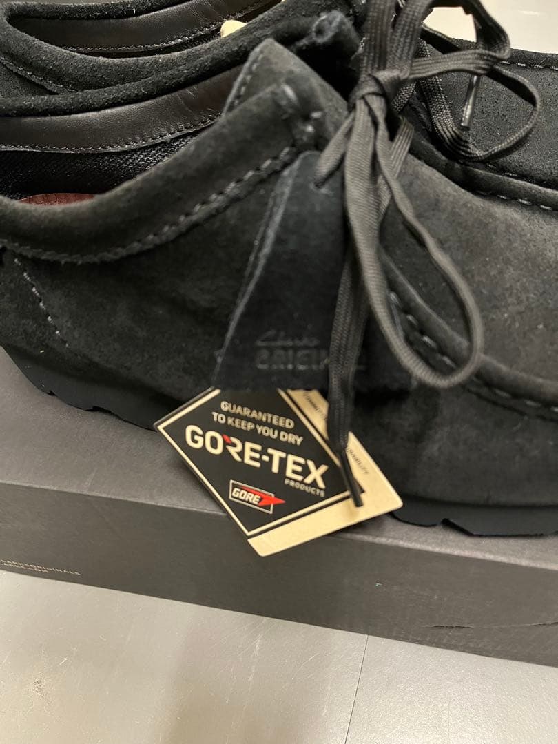クラークス ワラビーゴアテックス CLARKS UK8.5 WALLABEE