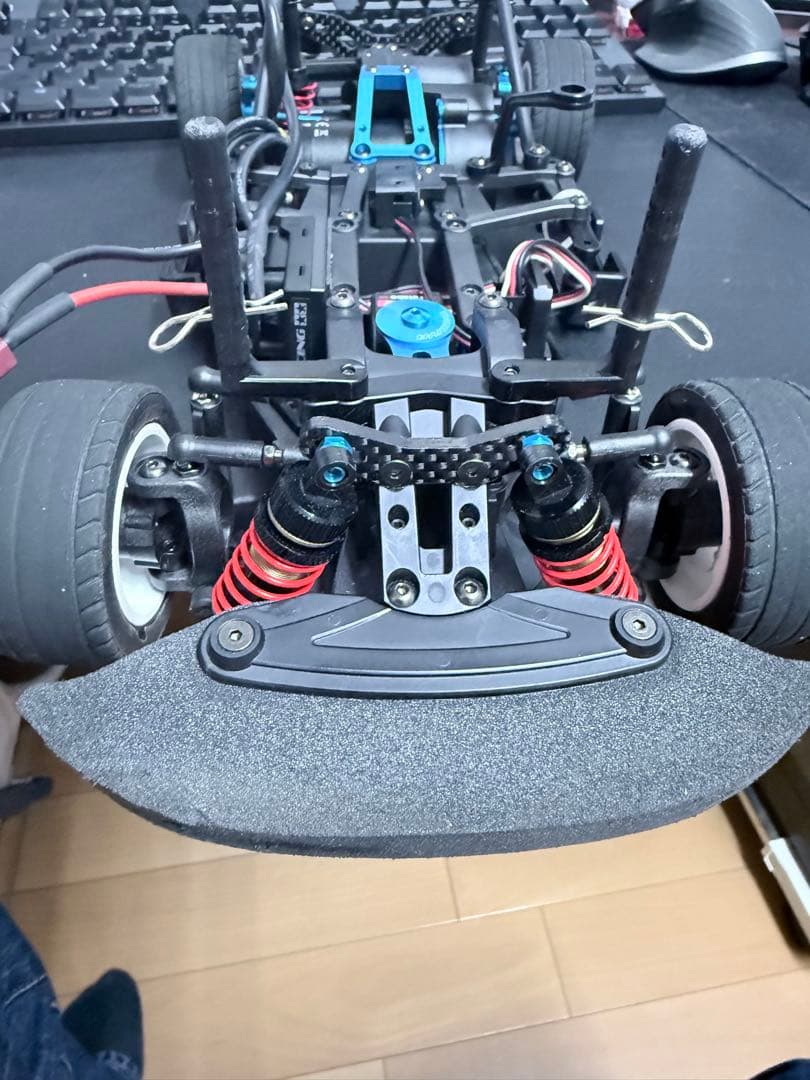 タミヤ　TYAMIYA　M-08　組み立て済みシャーシ　オプション多数