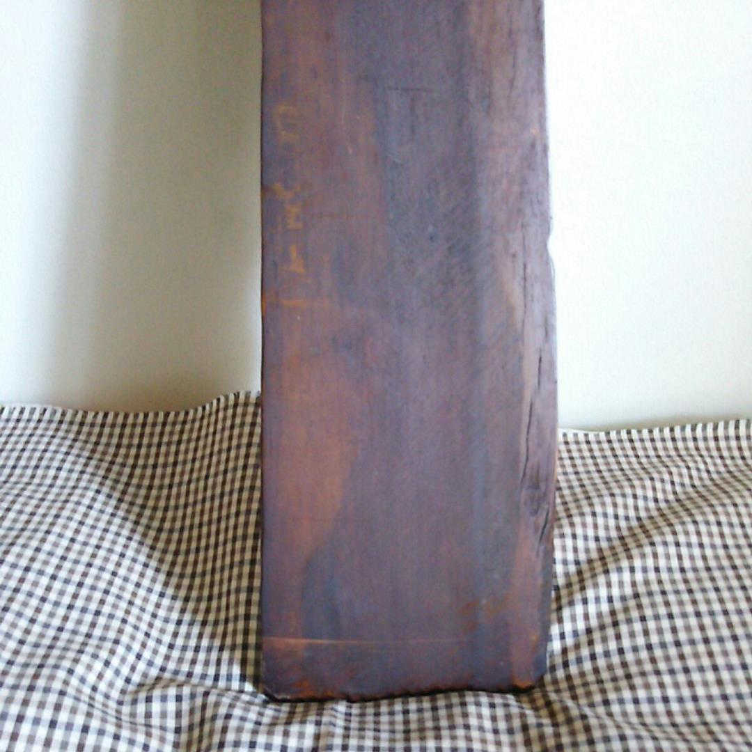 縞黒檀 掛け物 花飾り 神棚 年代物 木材 インドネシア 希少品