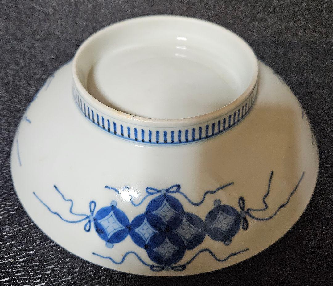 本物保証❗】江戸時代後期 後期藍鍋島 芙蓉文様 約20.8cm 櫛高台