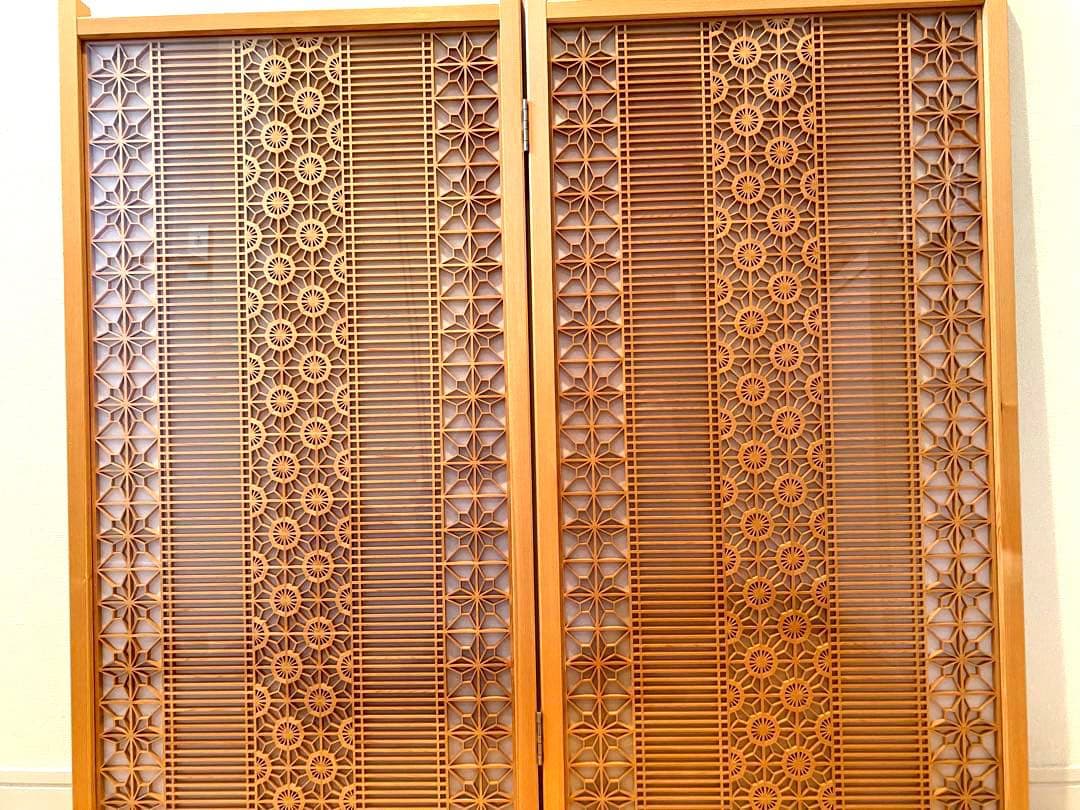 組子細工 衝立 パーテーション 伝統工芸品 - メルカリ