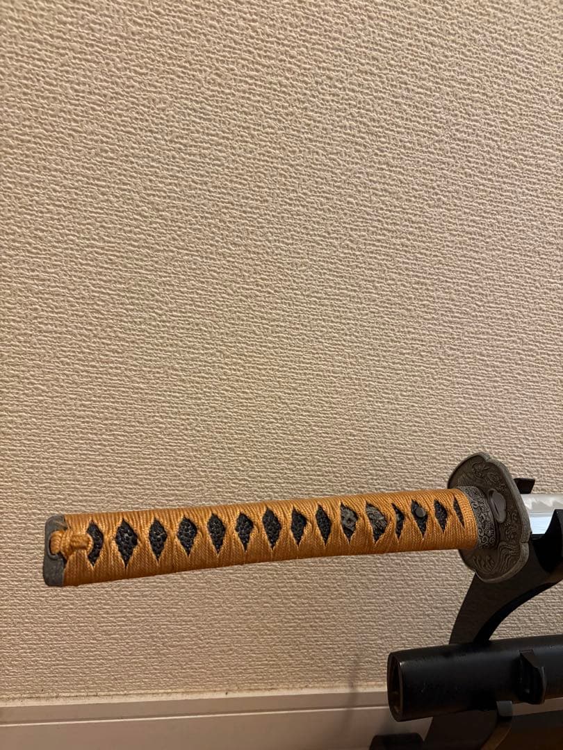 高級模造刀 金影龍 美術刀 乱れ波紋 居合練習刀