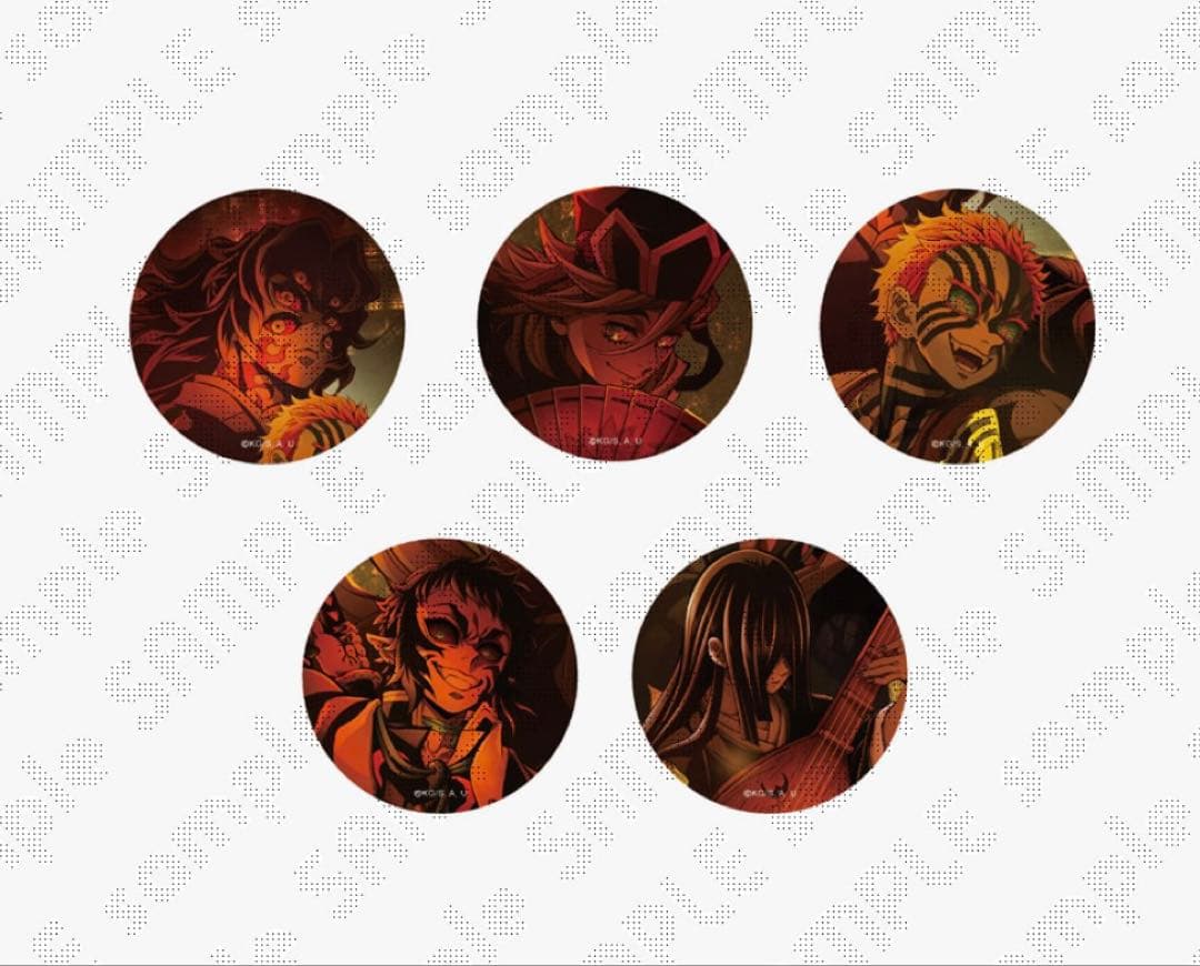 劇場版 鬼滅の刃 無限城編 キービジュアル 缶バッジセット A B C コンプ