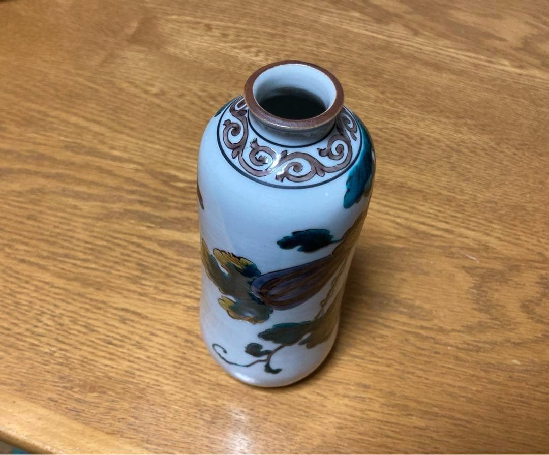 九谷焼　色絵瓜　三代三ツ井為吉