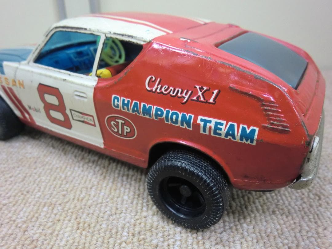 【昭和レトロ】日産 チェリークーペ X1　ブリキ自動車 ヴィンテージ