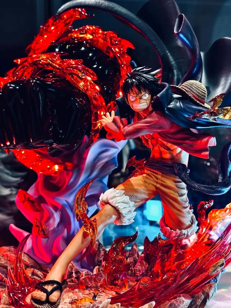 ワンピース レッドロック ルフィ 業火拳銃 ガレージキット フィギュア LX