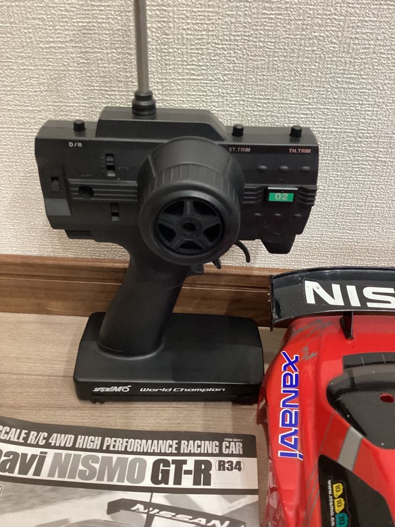 タミヤ　スカイライン　ニスモGT-R R34 TB-02シャーシ 1/10