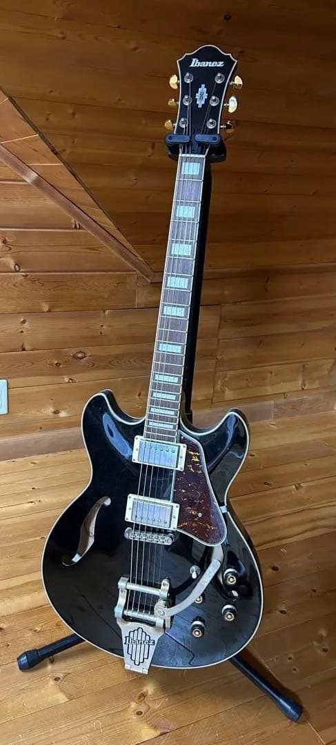 Ibanez セミアコースティックギター ブラック