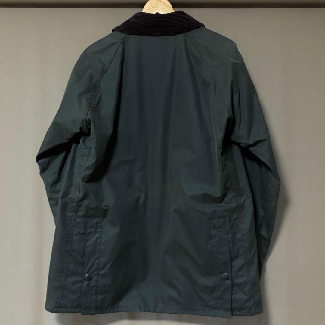ダークグリーン コーデュロイ襟ジャケット　バブアー　barbour
