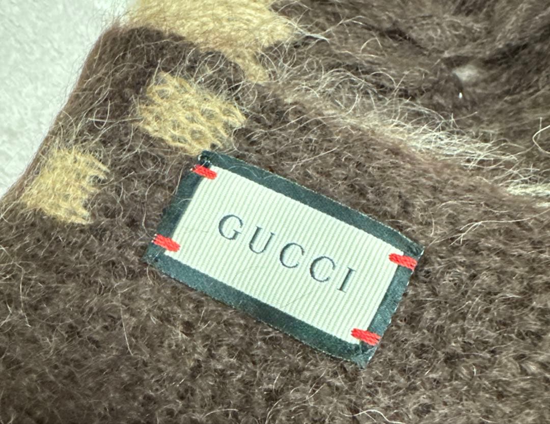 ☆グッチ☆GUCCI☆GG モヘア ウール スカーフ☆① - メルカリ