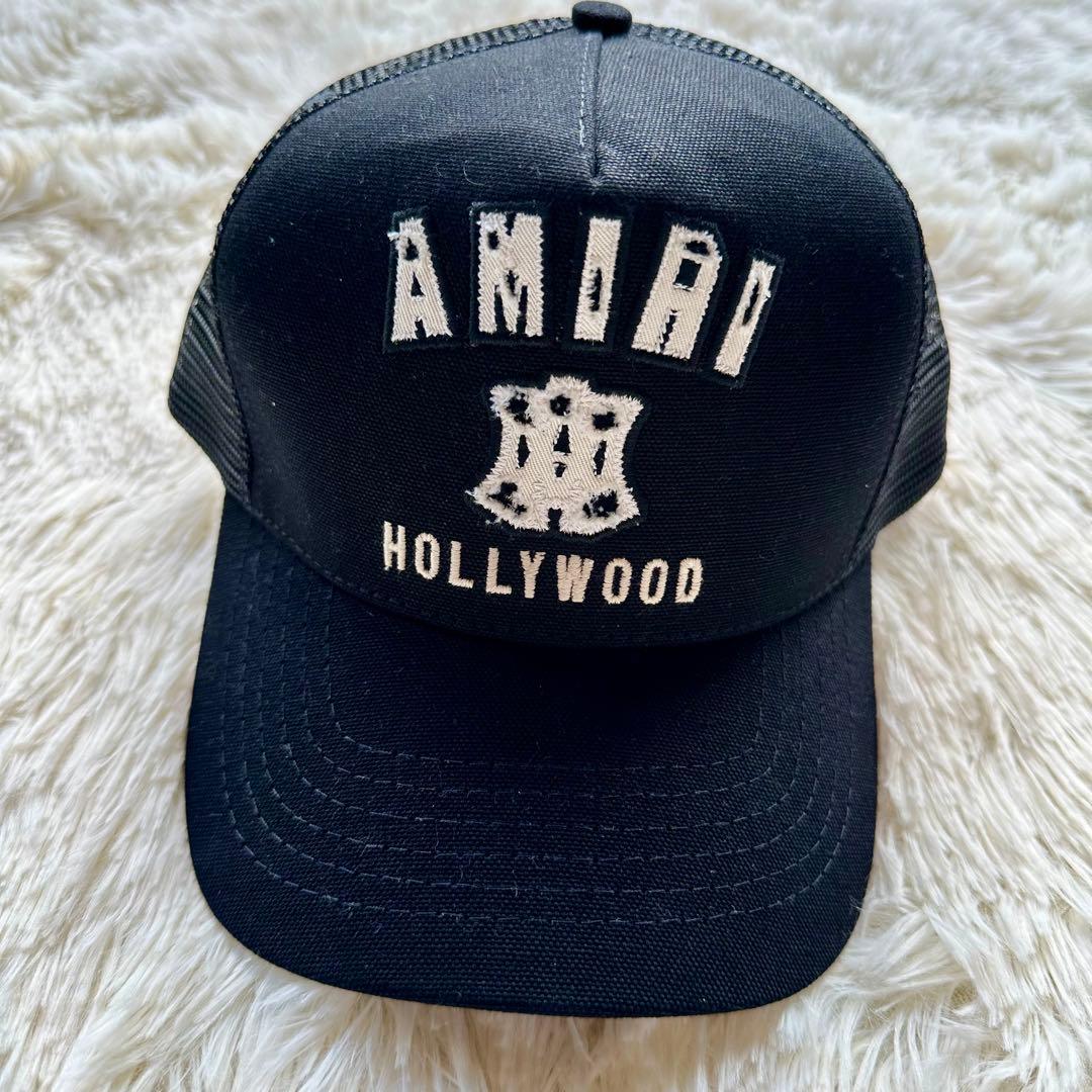 AMIRI ブラックメッシュバックキャップ 新品タグ付き - メルカリ