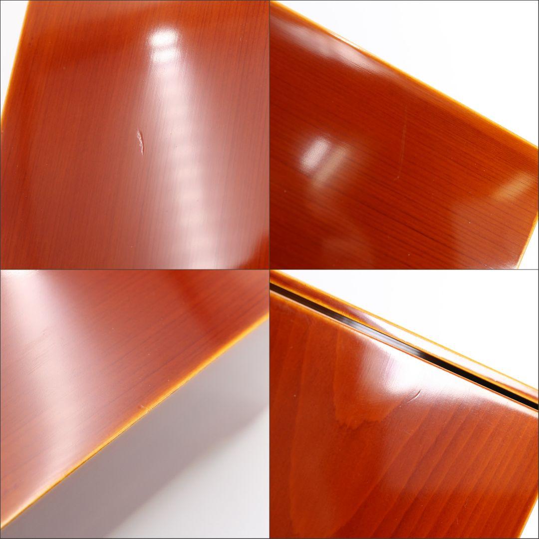 飛騨春慶塗 茶器揃 茶箱 茶筅筒 茶杓 棗 茶碗 巾筒 茶道具 N457 DK1