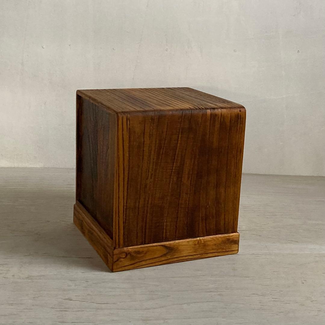 古い木製3杯 小引き出し 小物入れ 糸ケース 古家具 ディスプレイケース