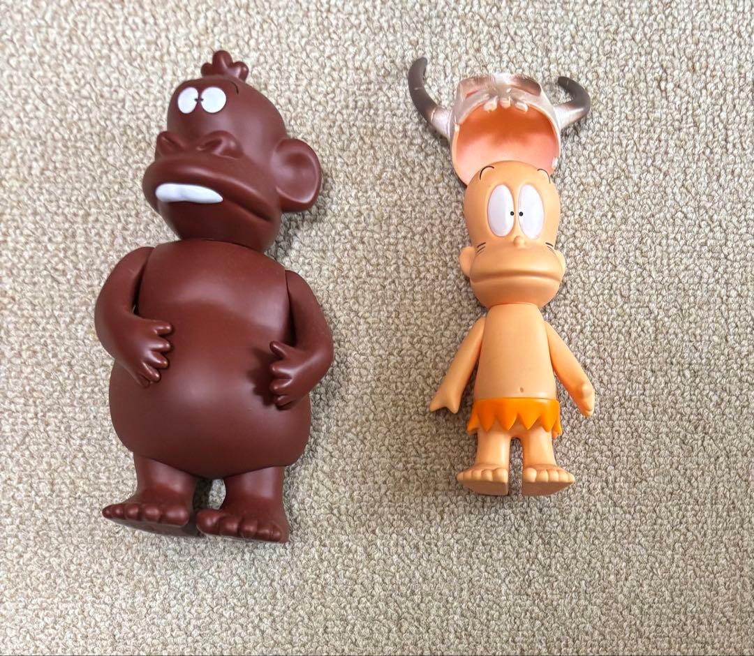 はじめ人間ギャートルズ フィギュア ゴン ドテチン ソフビ アートストーム