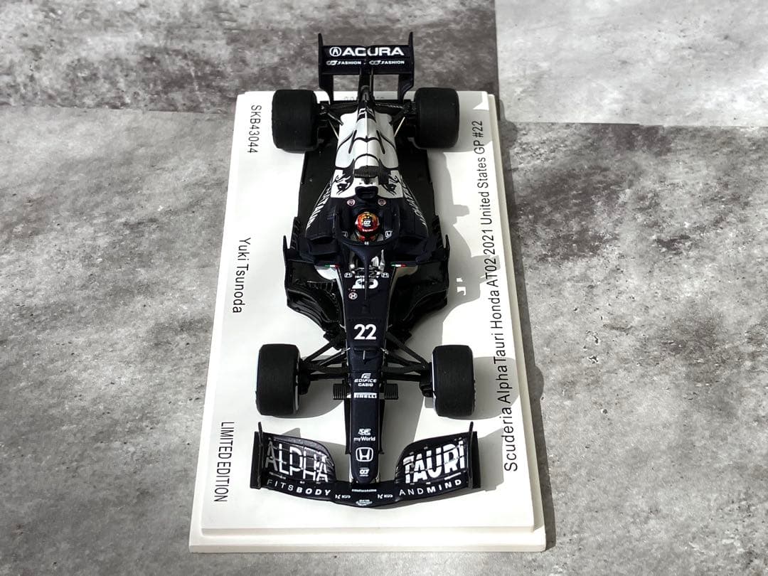 キッドボックス別注 1/43 アルファタウリAT02 2021USGP 角田裕毅