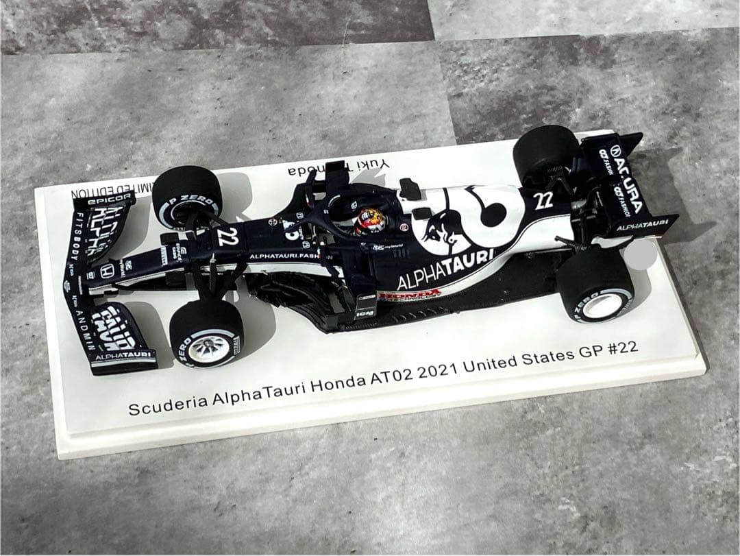 キッドボックス別注 1/43 アルファタウリAT02 2021USGP 角田裕毅