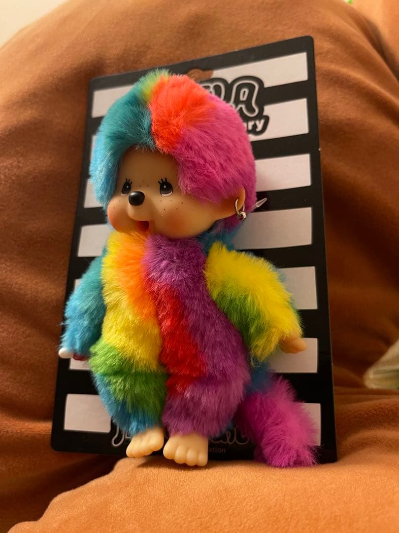 モンチッチ×木村カエラ カエチッチ カラフルレインボー キーチェーン