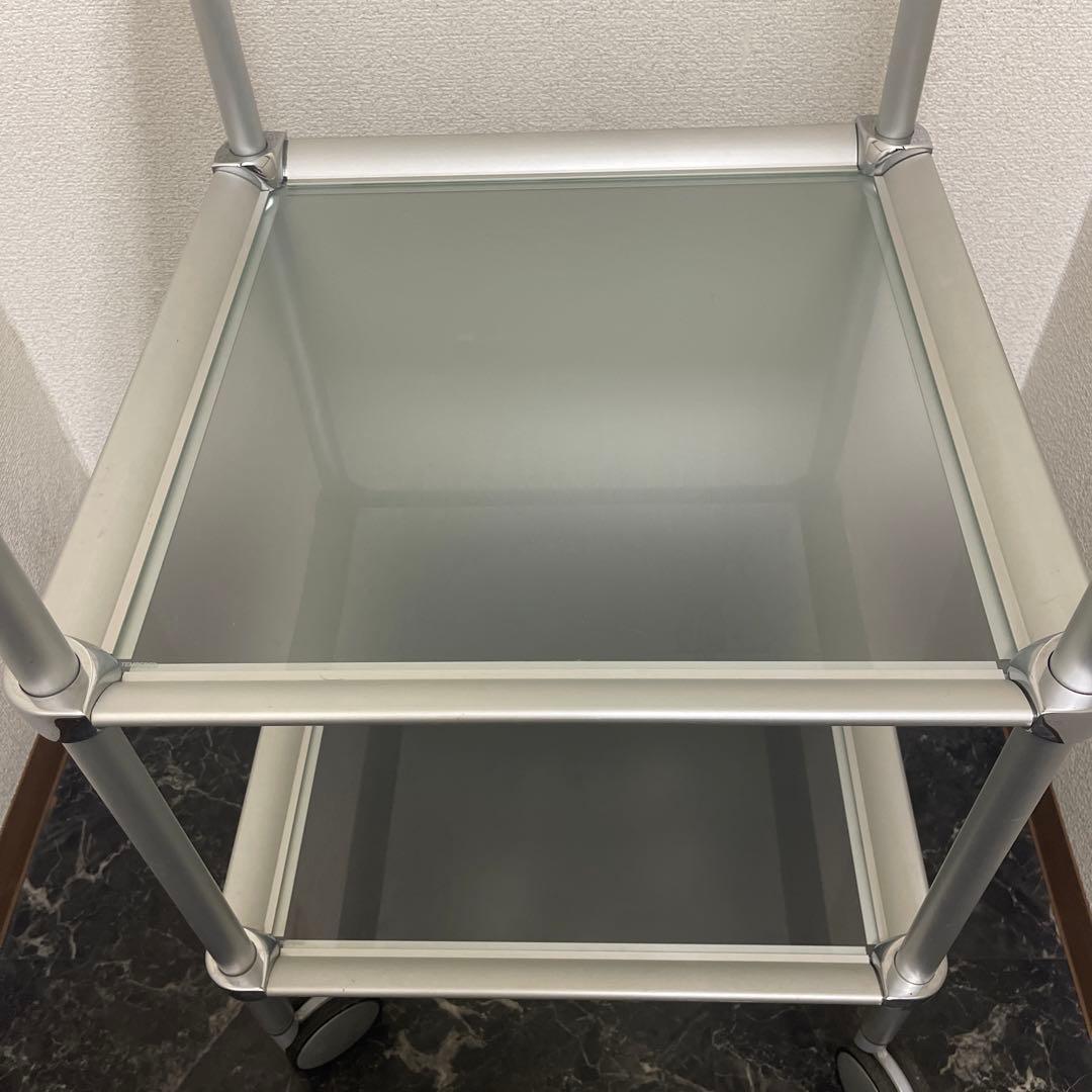 イタリア製 グッチーニ ワゴン ラック バスケット キャスター付き 収納 4段