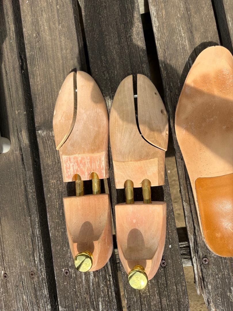 黒 スエード 外羽根短靴　25.5センチ　13万円セミオーダー品