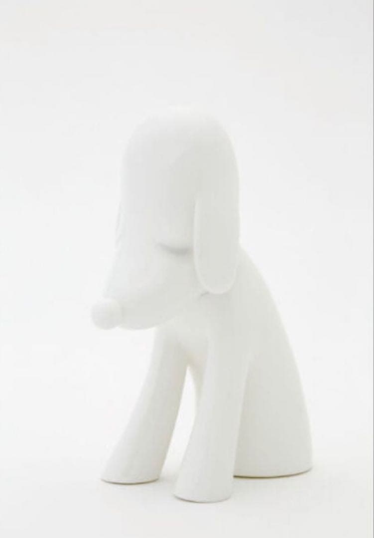 青森県立美術館限定 奈良美智「あおもり犬貯金箱」 白