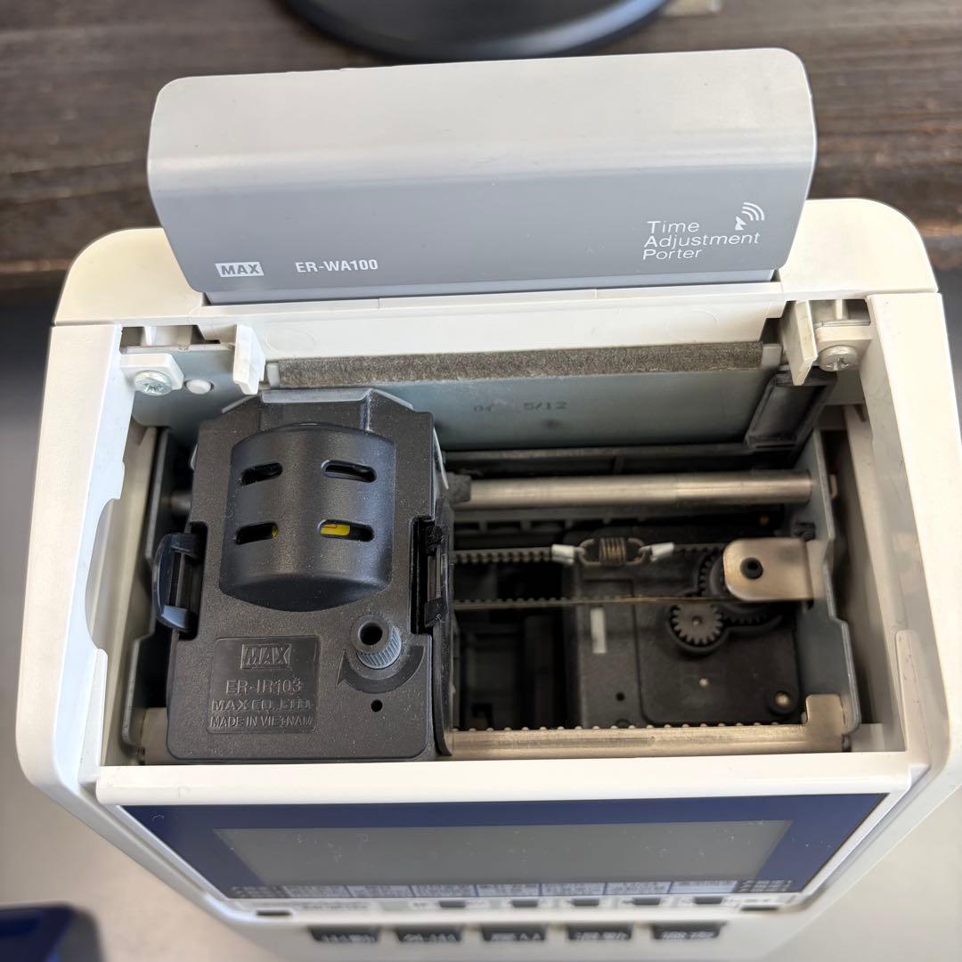 タイムレコーダー/MAX/ER-110S5CW/タイムカード/勤怠管理