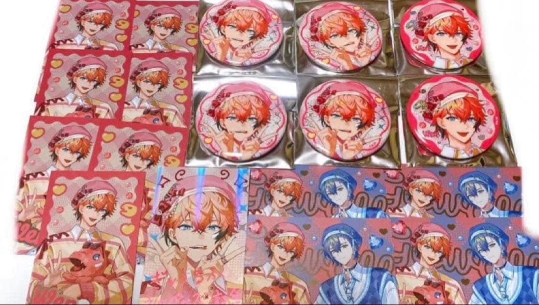 にじさんじ 赤城ウェン ぎゃうるふ 缶バッジ チェキ風カード レア