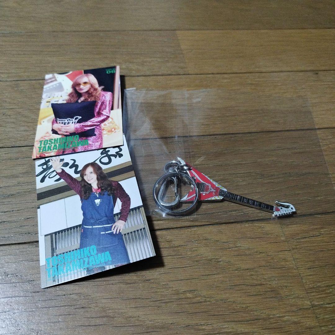 THE ALFEE （高見澤 俊彦）ギター型キーホルダー バッジ 14個セット