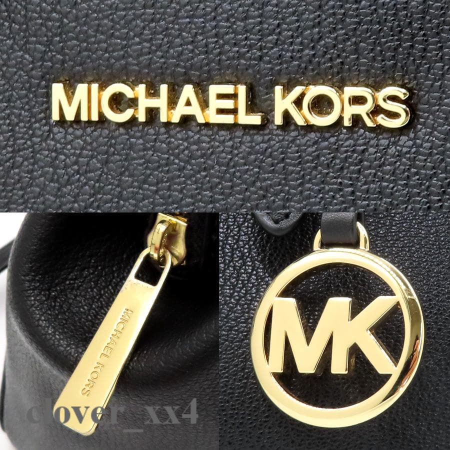 【美品 2021年】マイケルコース ショルダーバッグ 2way ブラック レザー