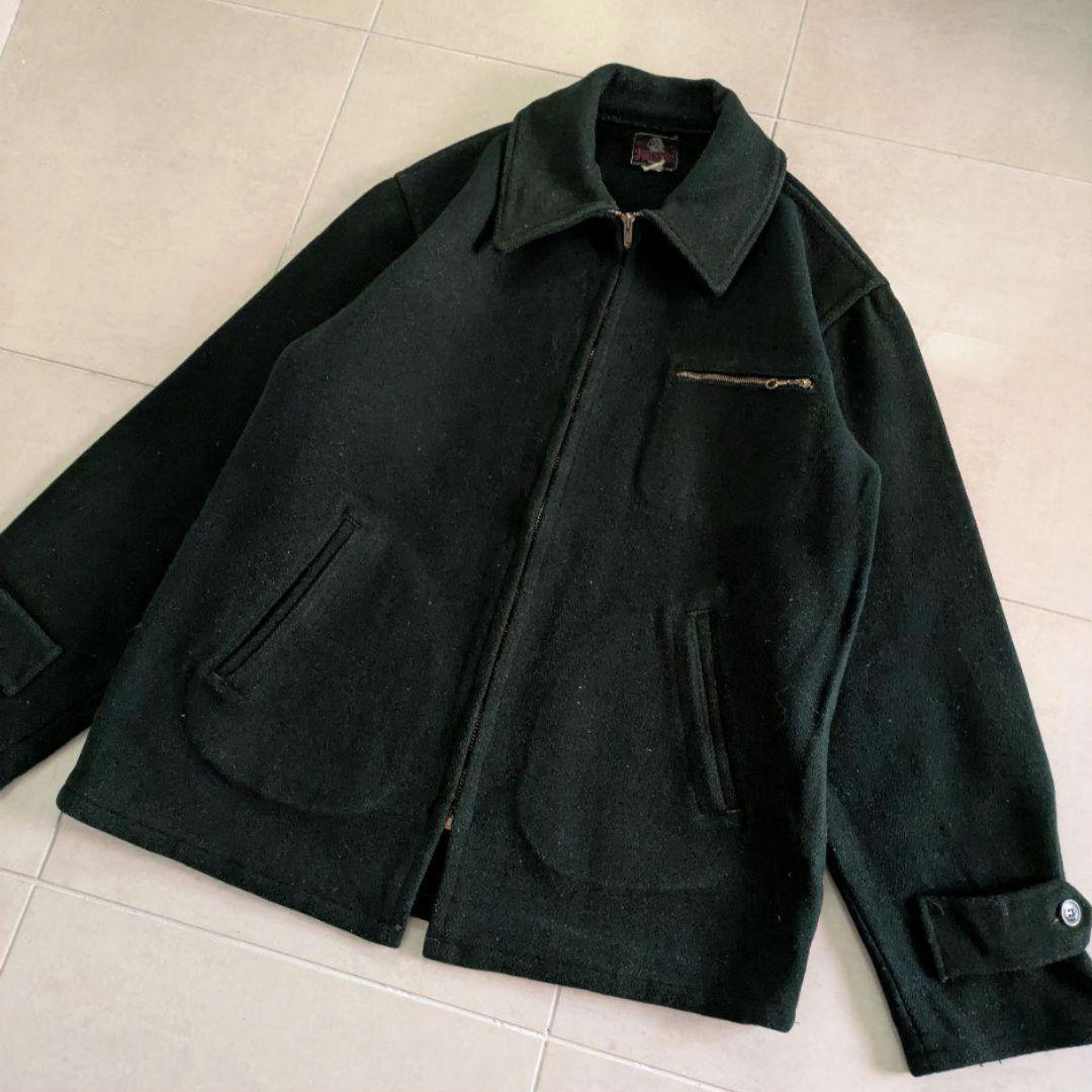 50s 60s JOHNSON　ジョンソン　マッキーノ　短丈　ウールジャケット