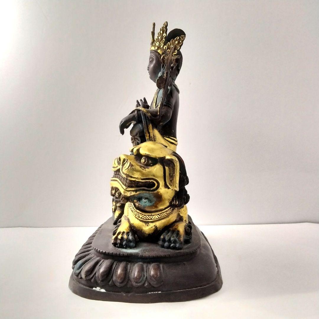 Ｘ207 収集家放出品　時代チベット仏像　鍍金仏