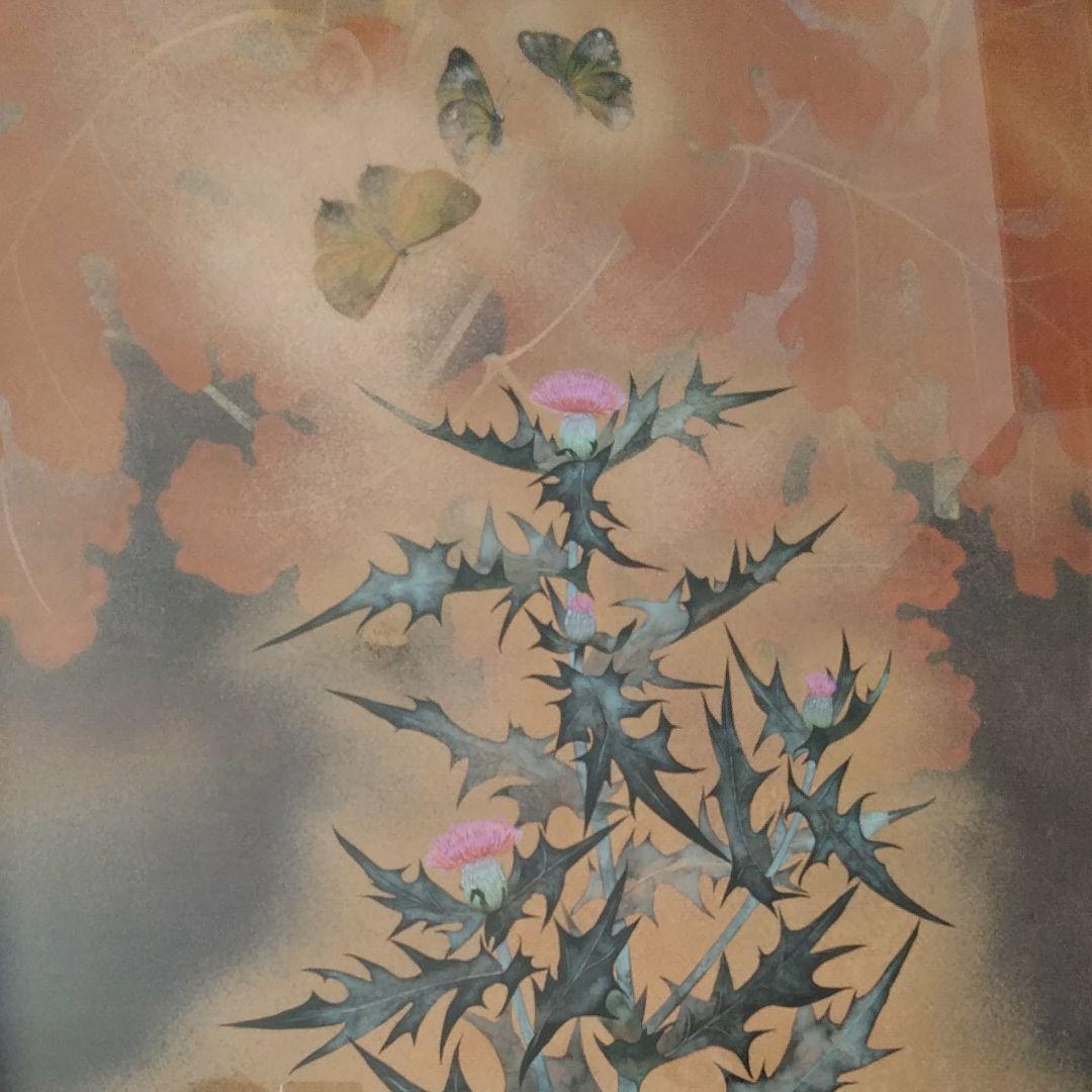 日本画 仲林敏次作 50号