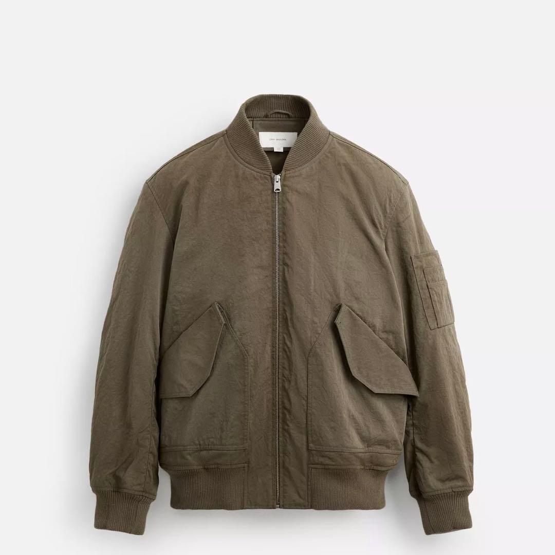 ZARA origins MA-1ジャケット カーキ - メルカリ