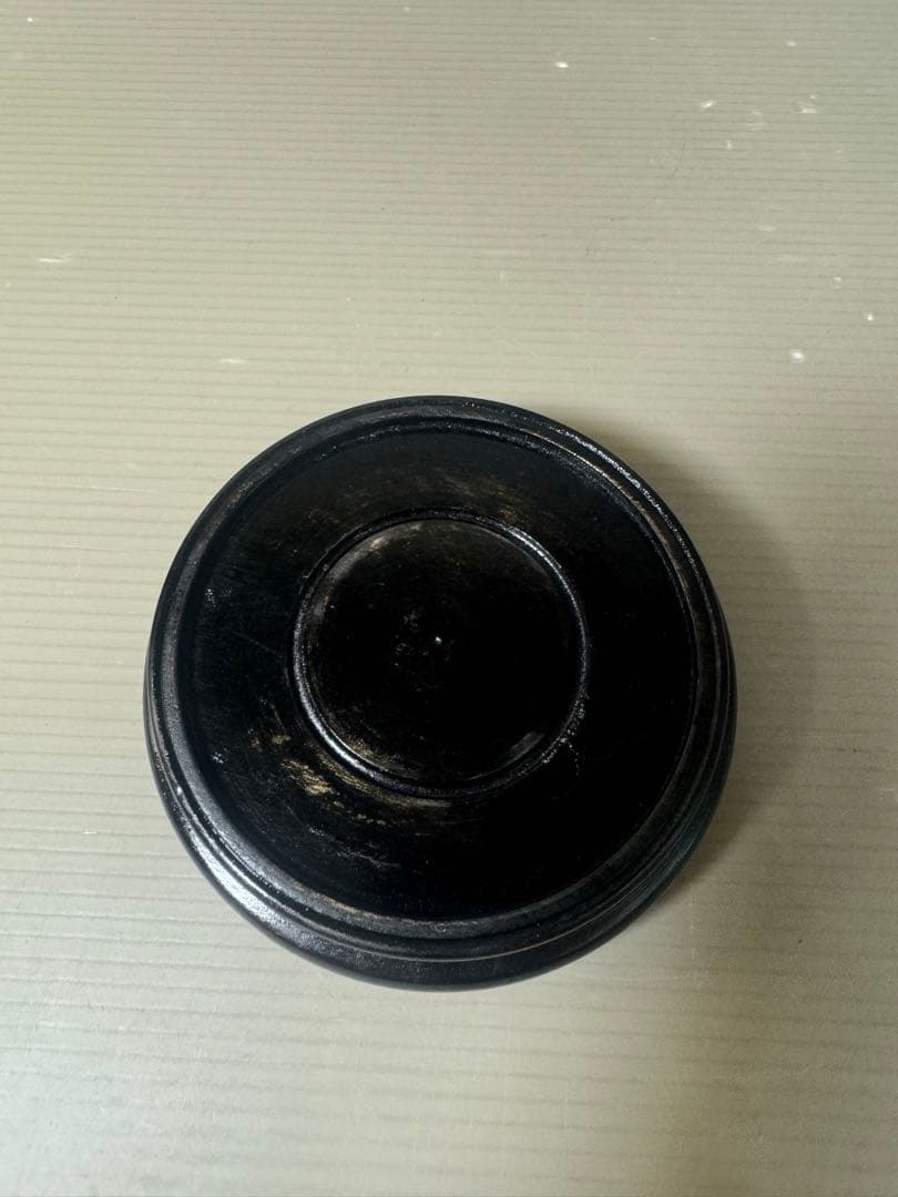 2594 青磁 花瓶 花台付 時代物