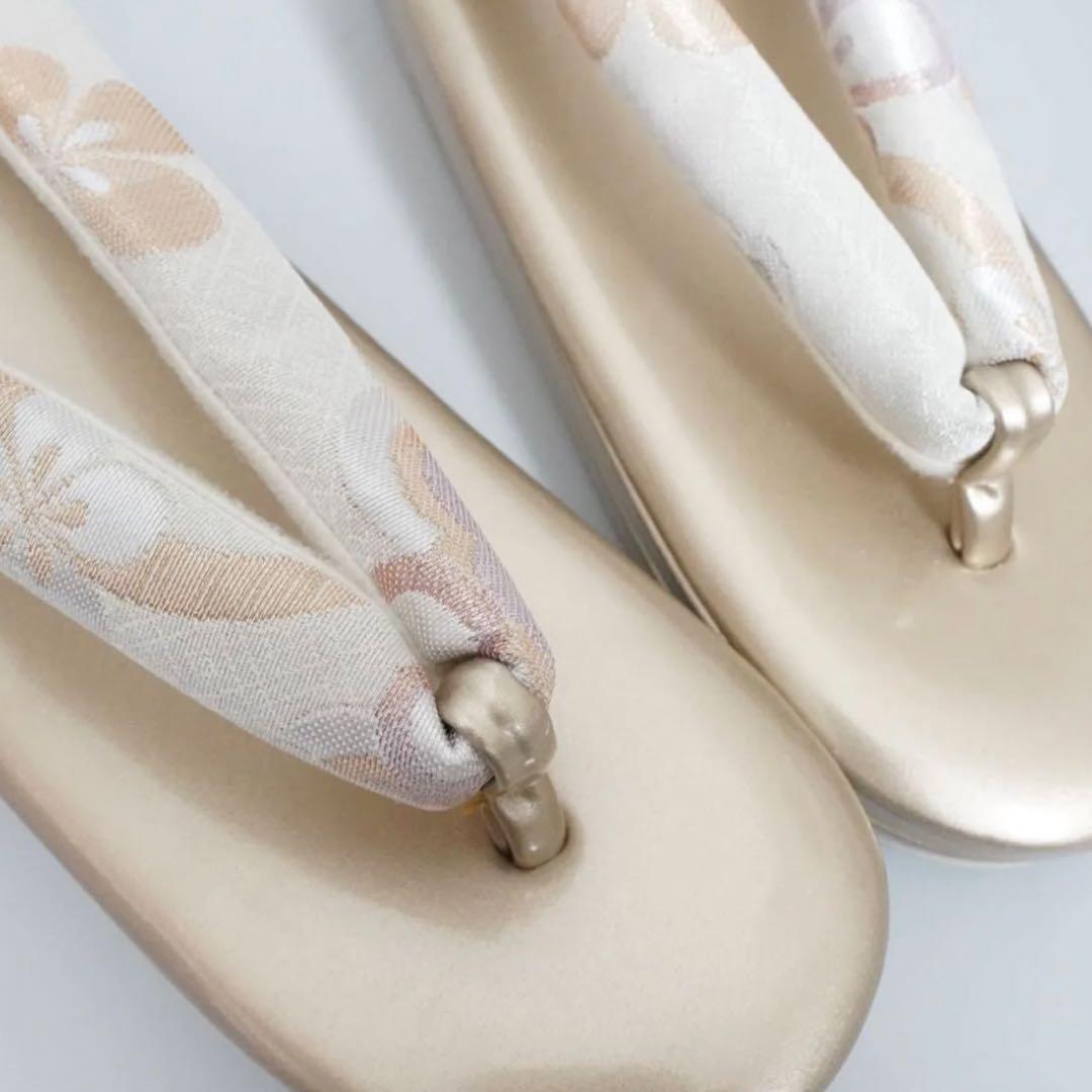 Ruu　草履と和装バッグのセット　Ｌサイズ