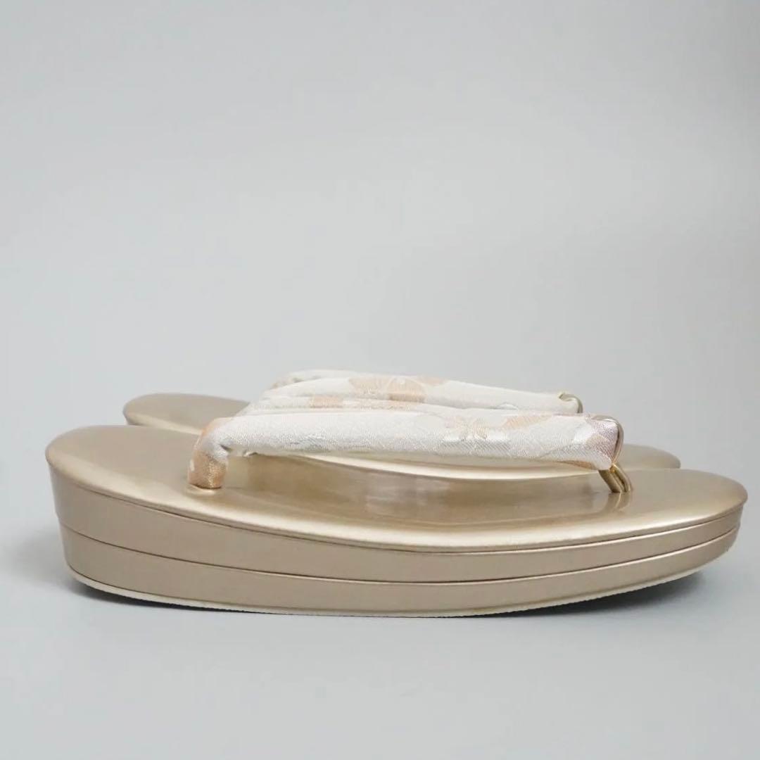 Ruu　草履と和装バッグのセット　Ｌサイズ