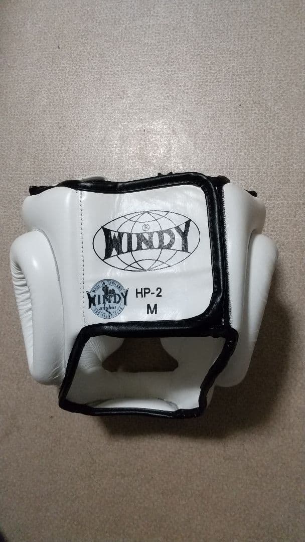 本革製WINDYヘッドギア HP-2 白 M サイズ 新品 NP - メルカリ