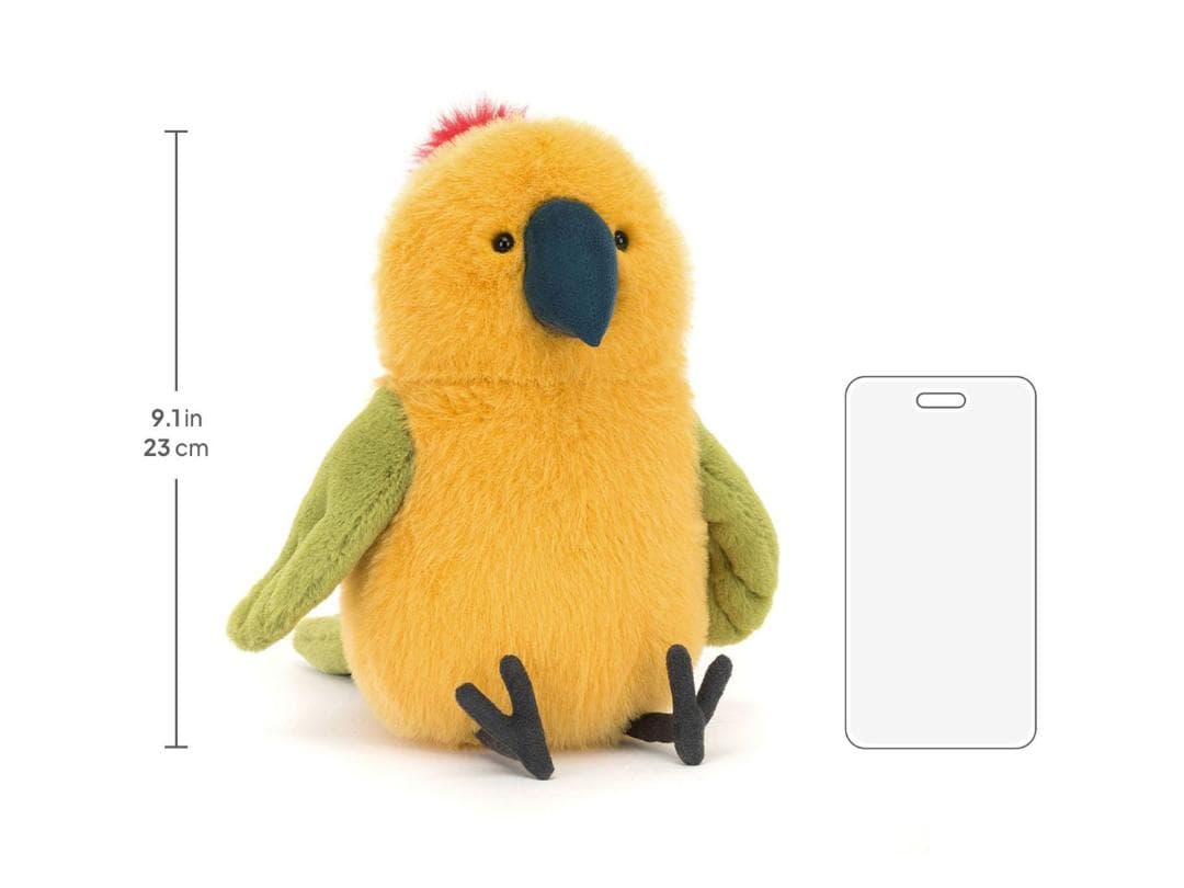 新品　ジェリーキャット　バッジビー　パロット　ぬいぐるみ　オウム　ギフト袋付