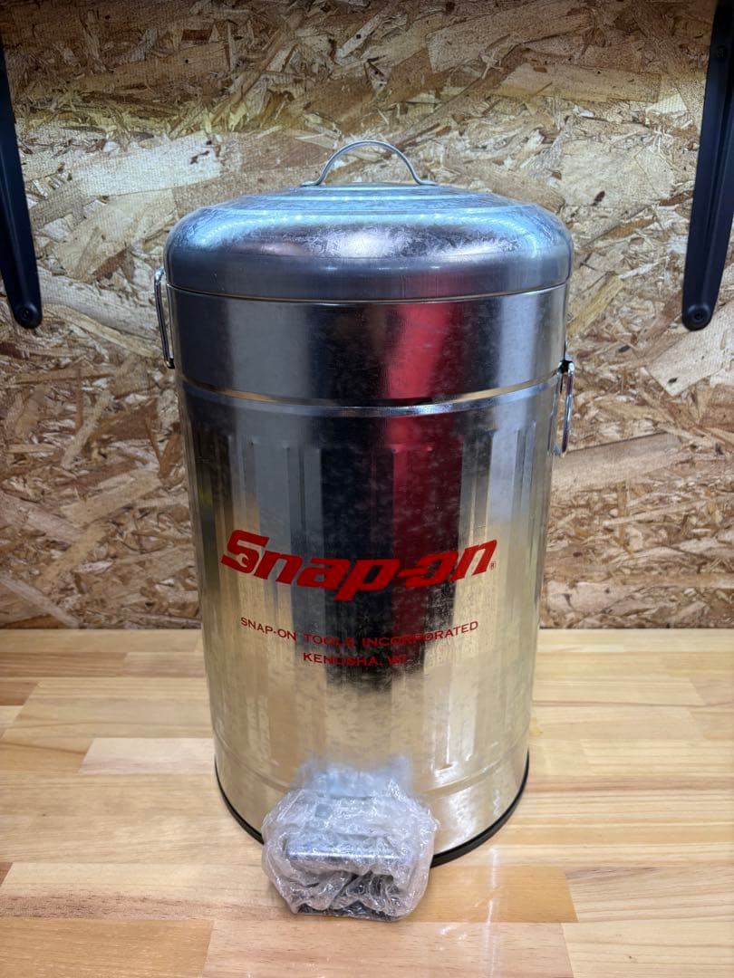 スナップオンSnap-on スチールペダル式ゴミ箱