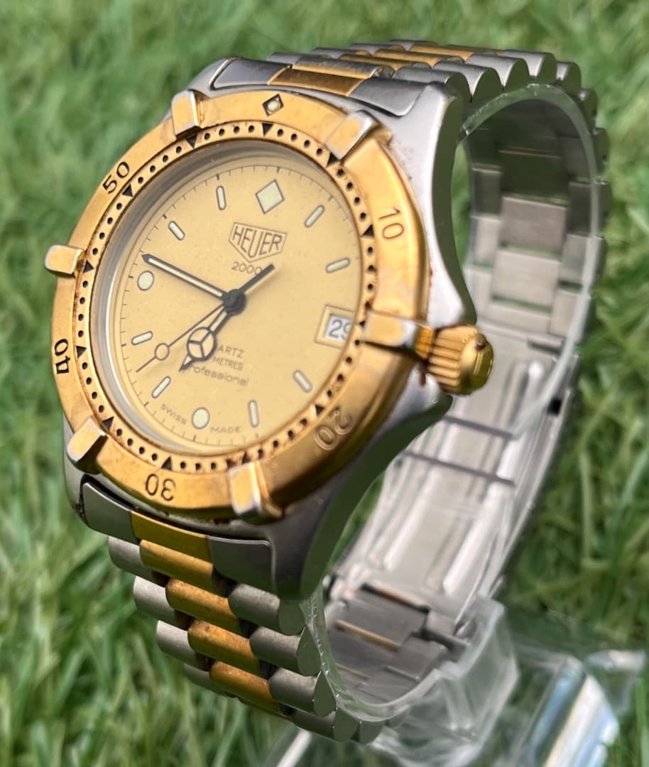 希少◎HEUER ホイヤー 2000 プロフェッショナルヴィンテージ腕時計メンズ