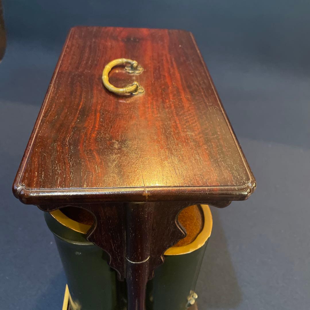 時代物 『野弁当箱』 木製漆器 ※状態良好 木箱付 漆器