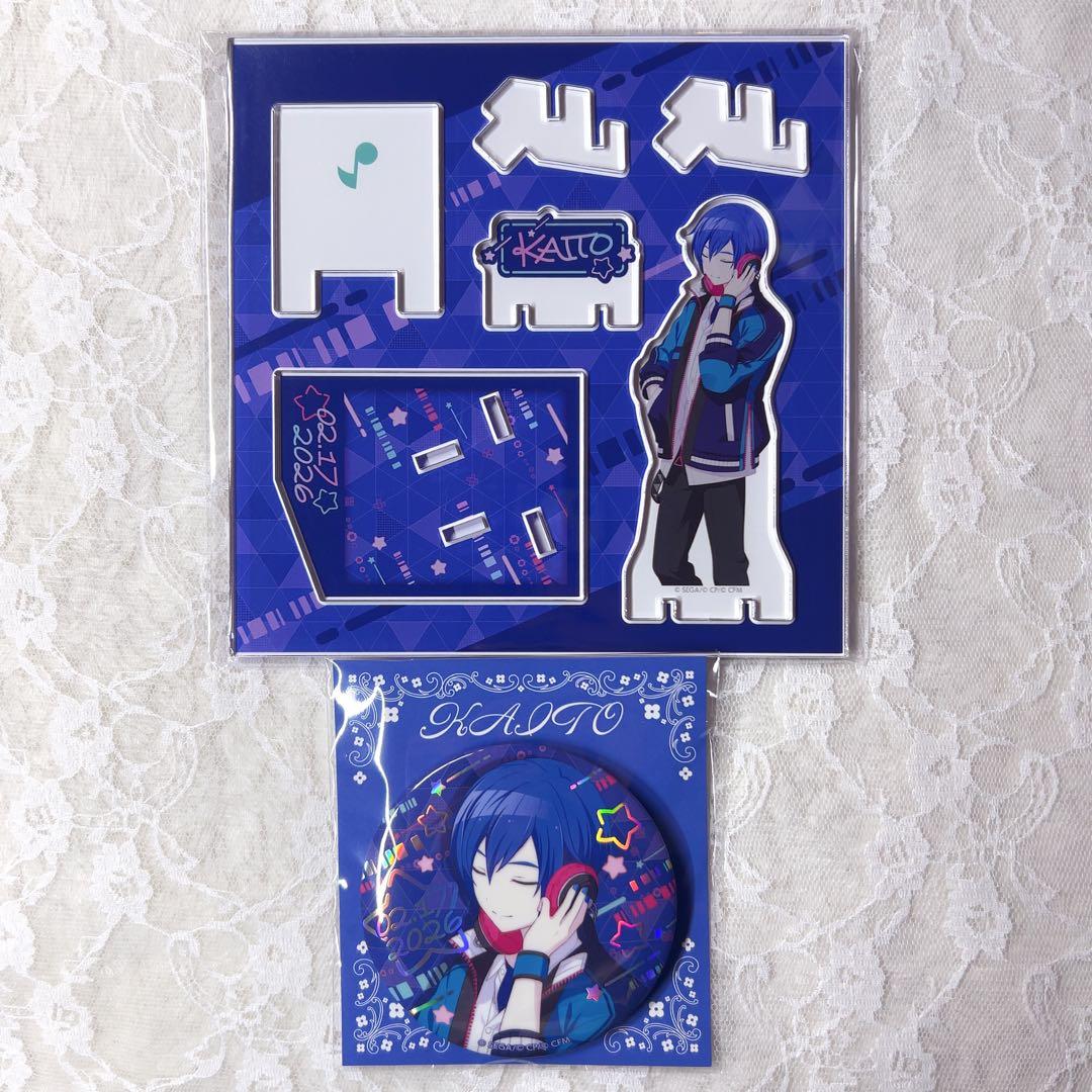 プロセカ KAITO はぴこれ アクリルスタンド 缶バッジ - メルカリ