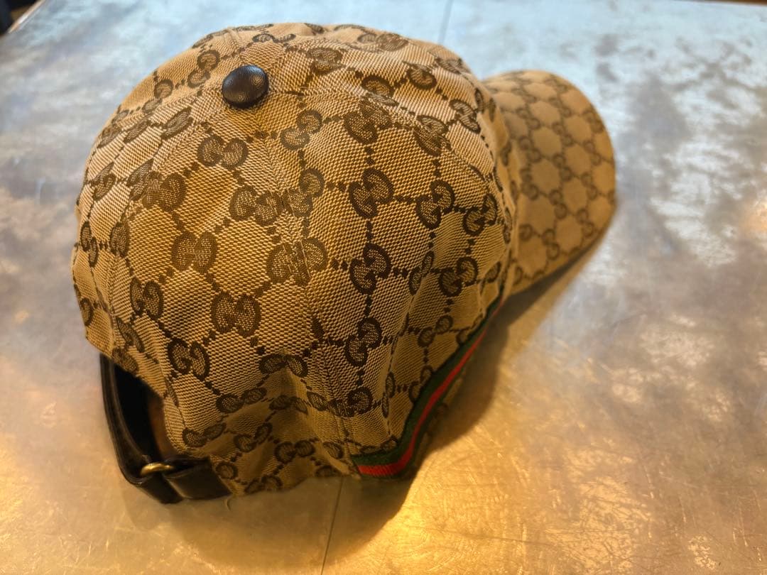 Gucci GGパターン ベージュキャップ
