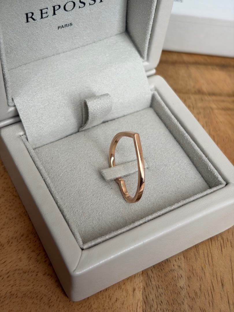 REPOSSI レポシ Antifer ハートリング 18K PG 53号