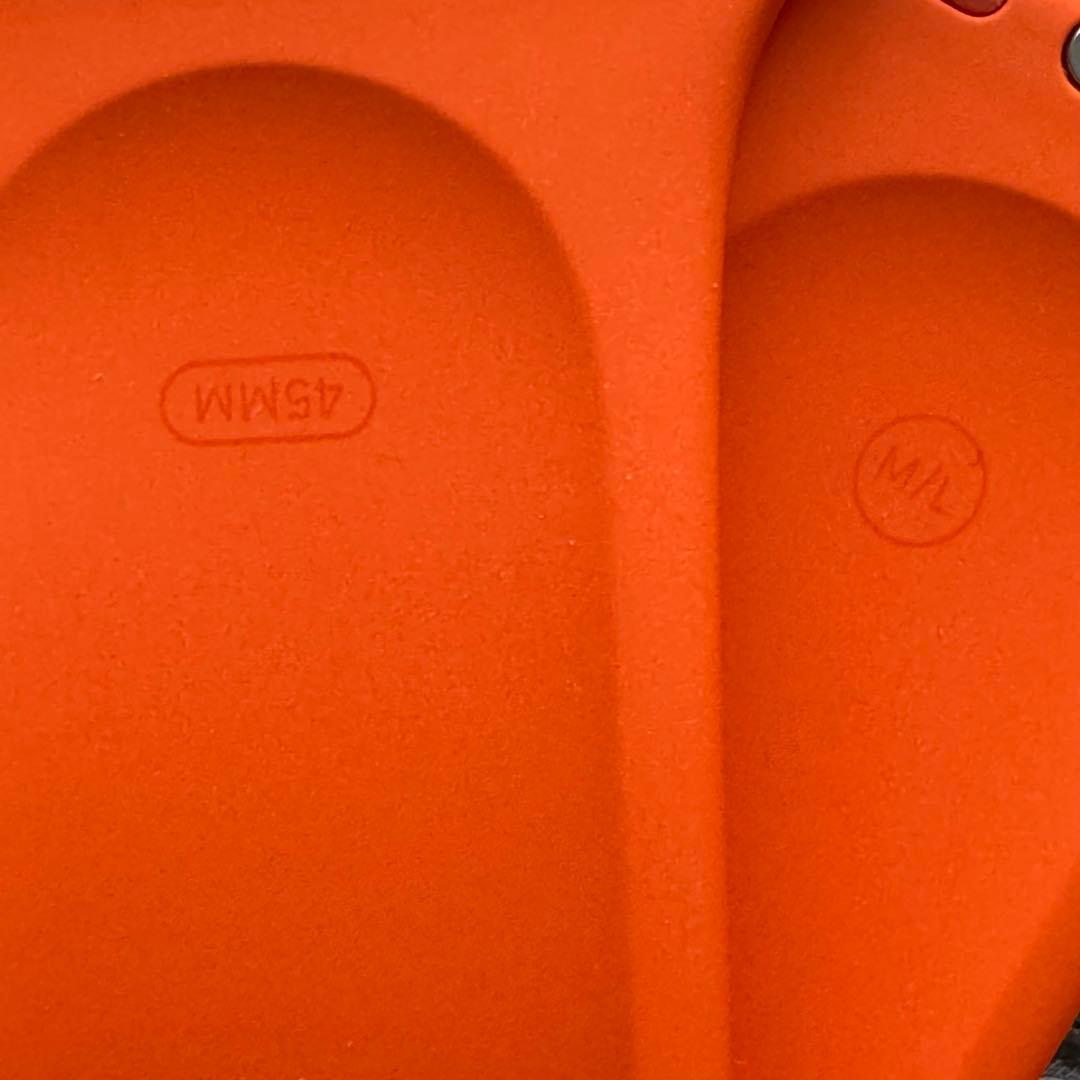 2824 Apple Watch エルメス　オレンジラバー　スポーツバンド