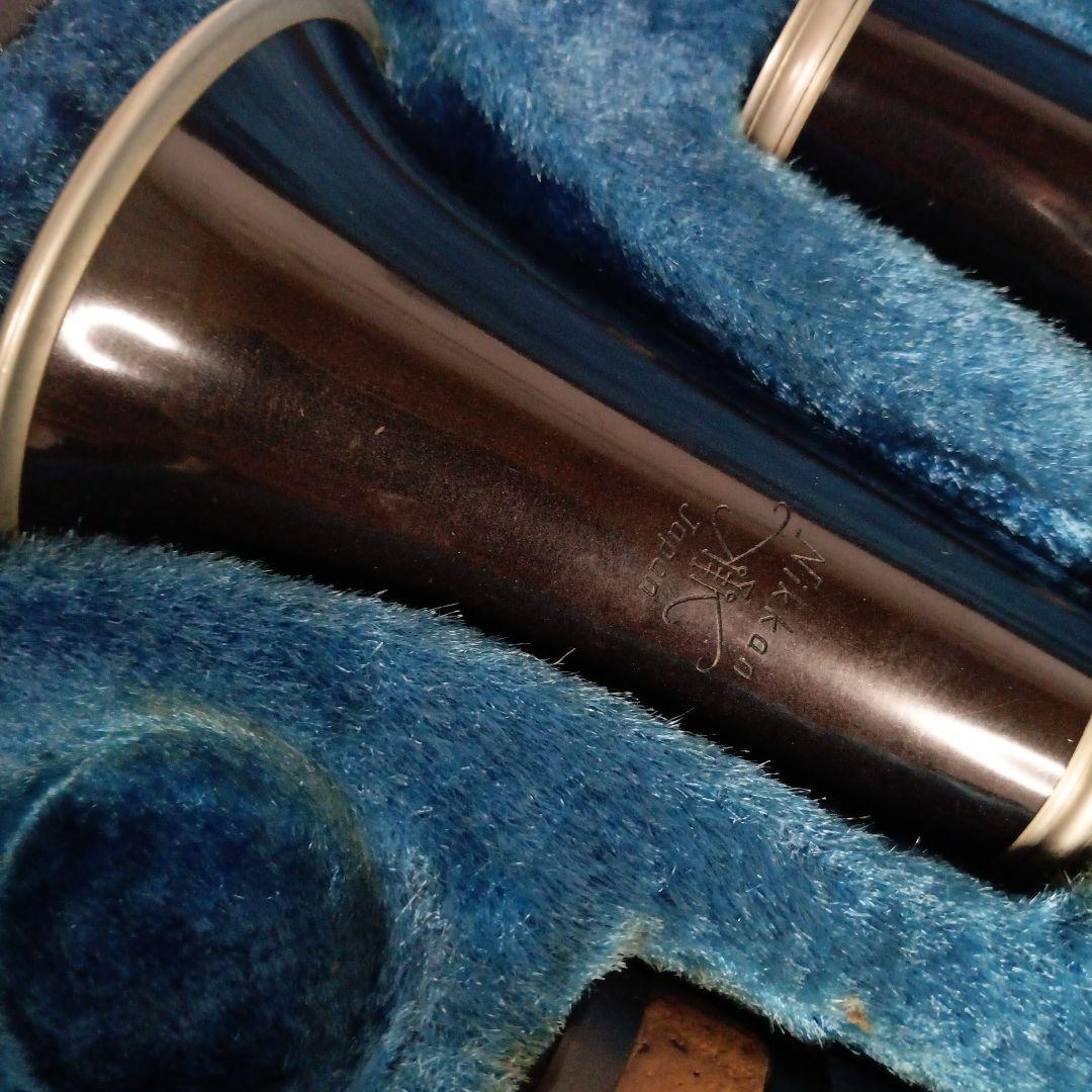 現状品 日本製 NIKKAN ニッカン 日管 クラリネット 楽器 ハードケース