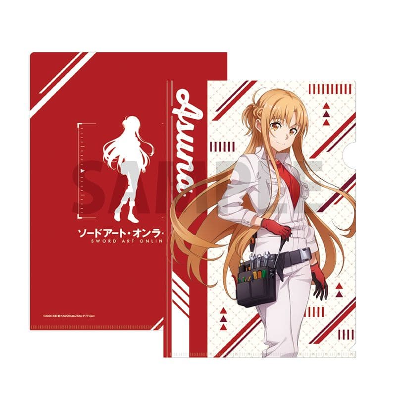 SAO ソードアート・オンライン アスナ＆アリス A4クリアファイル2枚