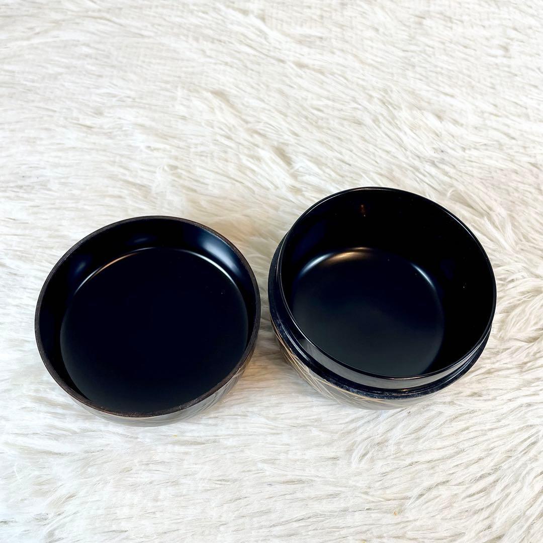 極美品 北浜宗真作 輪島塗 棗 虫杖草将絵 零 茶道具