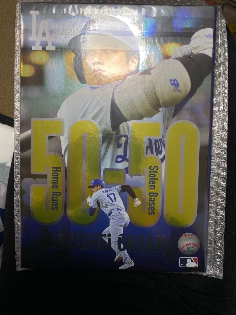 切手無し　大谷翔平プレミアムフレームポストカードセット MLB認定商品