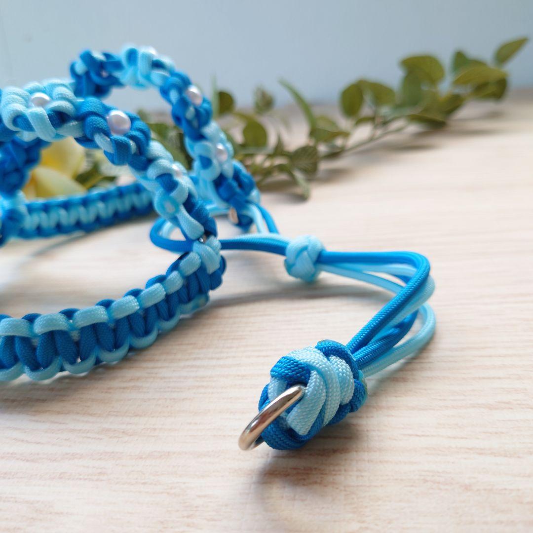 受注製作】パラコード ハーネス お花いっぱいハーネス オーダー