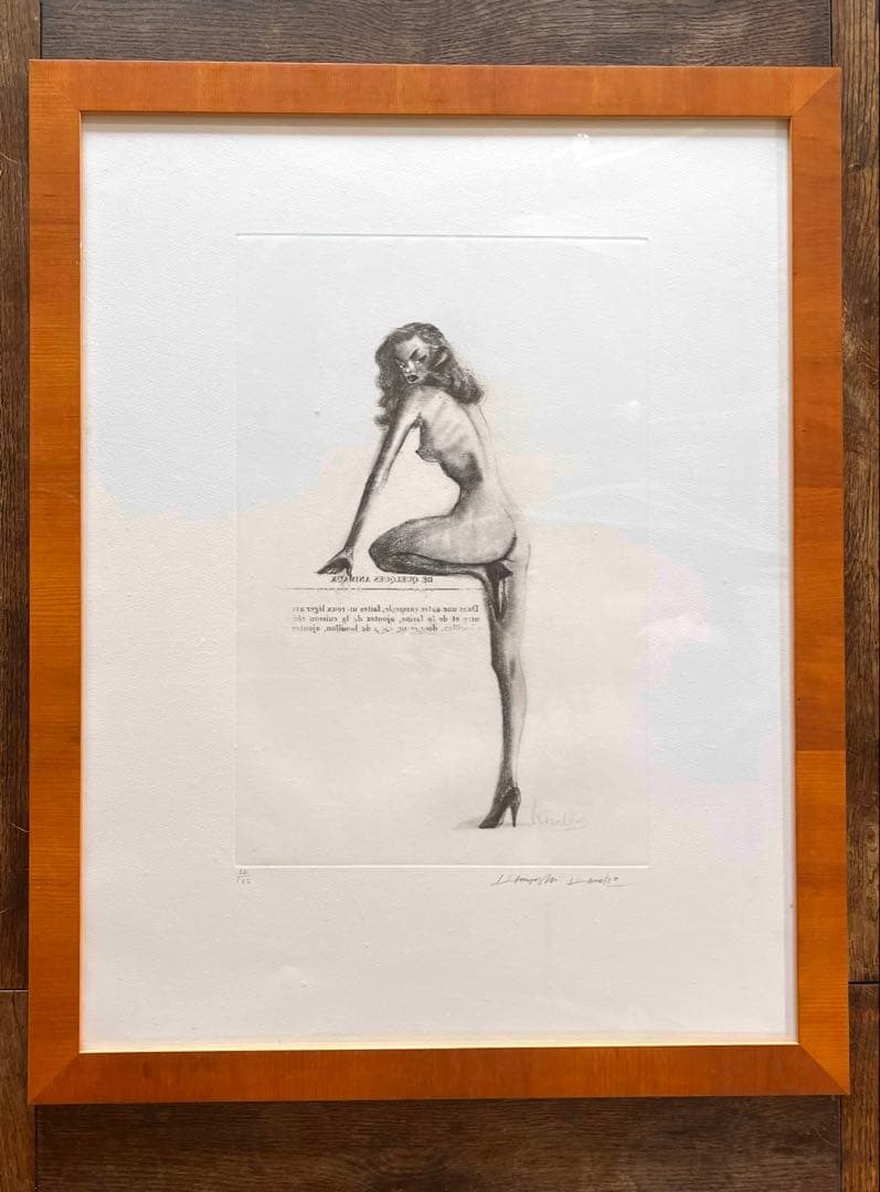 金子國義　リトグラフ　『ジュリエット』　32/125 直筆サイン入り 金子國義 リトグラフ 『ジュリエット』 32/125 直筆サイン入り 金子國